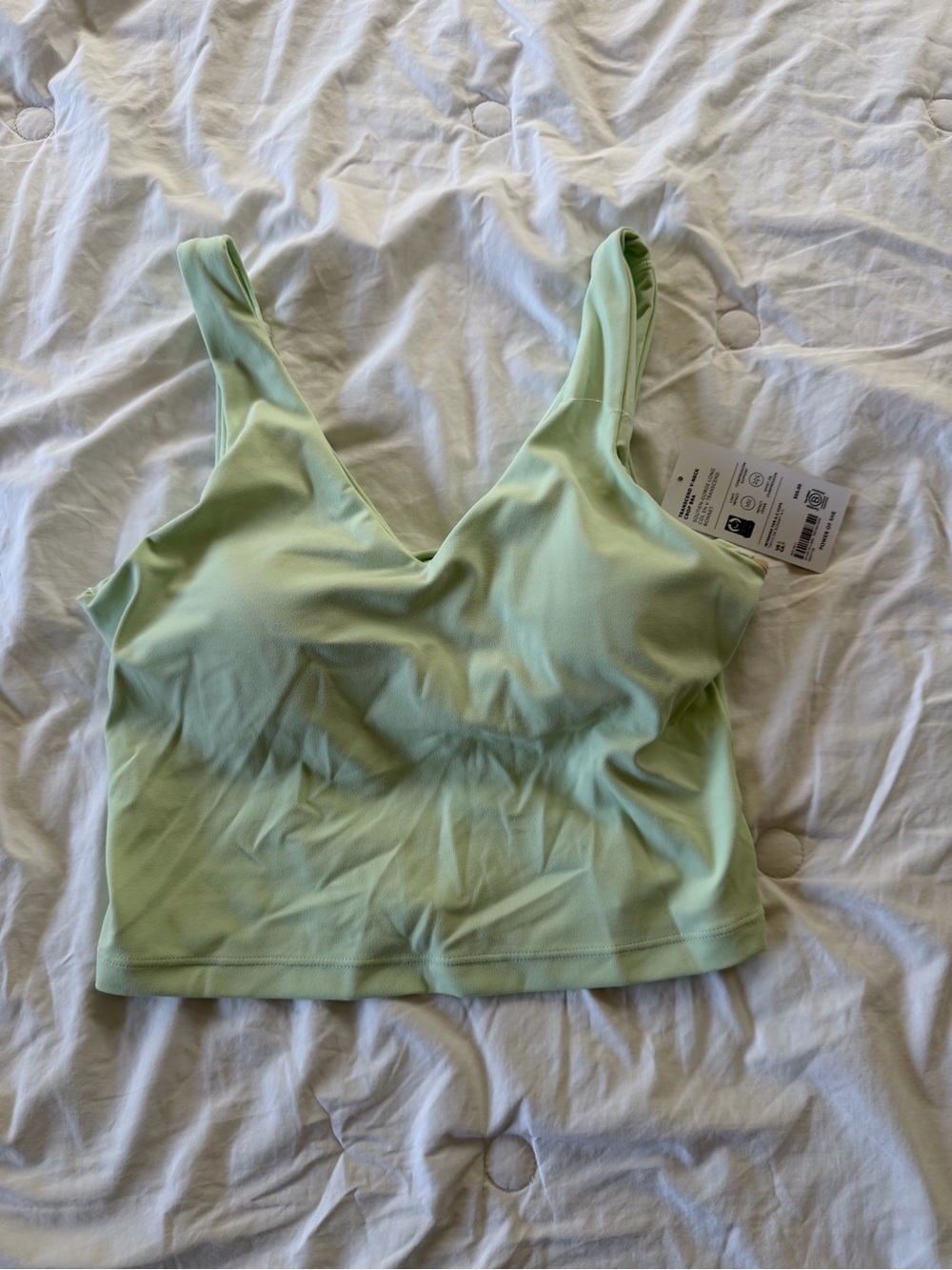 Athleta V-neck cropped tank